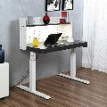 Wood Metal Black White New Polished fold flexi height adjustable computer desk
