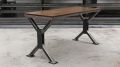 Wood and Iron Dining Table