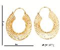 Hp254 Brass Hoop Earrings