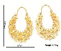 Hp285 Brass Hoop Earrings