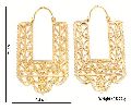 Hp309 Brass Hoop Earrings