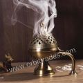 Metal Golden Silver Polished bakhoor incense burner