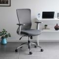 S2 Ergonomic Chair with Seat Height Adjustment Levers &amp;ndash; White &amp;amp; Grey Finish