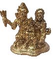 Shiv Parivar Brass Idol Lord Shiv Parvati Ganesha Murti Shiv Family Statue Hindu God