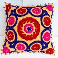 Wool Embroidered Cushion Cover