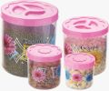 Printed Plastic Kitchen Containers