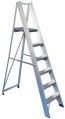 28 Kg Grey Polished aluminium platform ladder