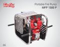 Aluminum/Bronze/Stainless Steel Electric Red New 27.6 Kw 120 Kgs portable fire pump