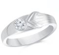 Ladies CZ Stone Silver Ring
