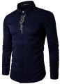 Mens Blue Casual Shirt