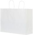 20X42 cm White Paper Bag