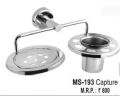 Stainless Steel Soap Dish With Tumbler Holders