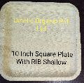 10x10 Areca/ palm Leaf square Plate