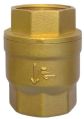 Polished brass regular check valve