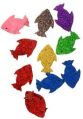 Fish Shape Glitter Stickers