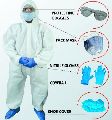 Disposable Coverall, Elastic WristHood Coverall Suit Indoor Outdoor Protection for Men/Women