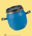 20-25 Ltr Open Mouth Barrel with Handle & U Plastic Lock Ring