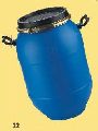 45 Ltr Round Full Open Mouth Barrel with V Shape Metal Ring