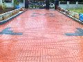 Ceramic Multicolor Polished Tiles anti skid parking tiles