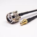 TNC Male Straight Connector To SMB Straight Female Cable Assembly