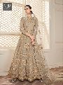 Beige Color Georgette Designer Anarkali Suit