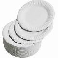 Disposable White Buffet Plates