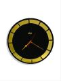 Golden and  Black Wall Clock