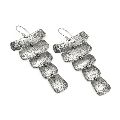 Metallic Silver Earrings (ASM-ET-38)