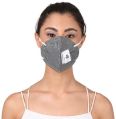 MOBIUS Ultrasoft KN 95 Mask Dark Grey With Valve-Free Size