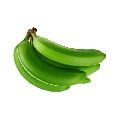Organic green banana