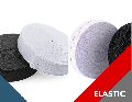 Black White Plain Printed customize Elastics