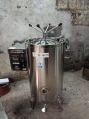 Stainless Steel 220V New 4kw Medium Pressure Polished Saiclave Single Phase 70-100kg Fully Automatic Vertical Autoclave