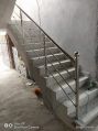 Silver Plain Polished 304 grade stainless steel railing