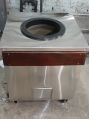 Square Silver stainless steel tandoor