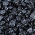Black solid steam coal