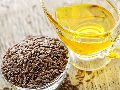 Golden Yellow Cold Pressed Flaxseed Oil