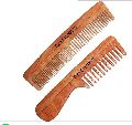 10-20Gm 20-30Gm 30-40Gm neem wood set of 2 wide tooth dual tooth comb