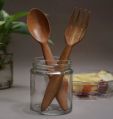 Wooden Eco-Friendly Set of 2 Cutlery Set