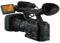 Black sony professional video camera