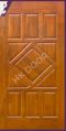 Polished Hinged african teak wood panel door