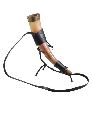 Drinking Horn with Iron Stand
