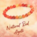 Certified Red Agate Bracelet