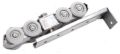 Aluminum Silver SSS 33 series wooden door track sliding roller