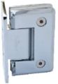 Brass Silver CP economy series wall to glass shower hinge