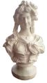 Marble Half Lady Bust Statue