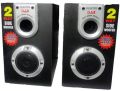 Black DAB 220 V 2 way side woofer speaker