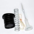 Black Rubber And Steel Washing Machine Components
