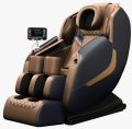 PU Leather Brown 220 V Fully Automatic Electricity leather body massage chair