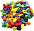 Tumbled Multicolor Plain Polished Aquarium Pebbles