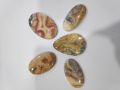 Natural Crazy Lace Agate Cabochons